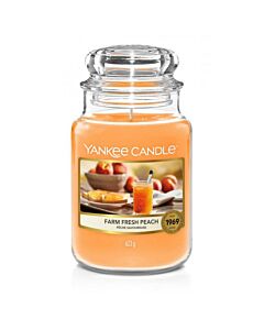 Yankee Candle Farm Fresh Peach - Large Jar